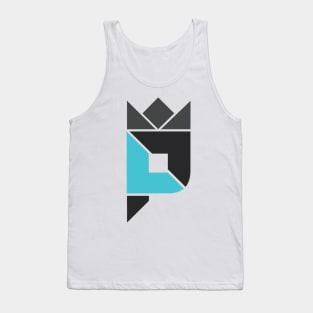 Lord Pigu Logo Merch White Tank Top